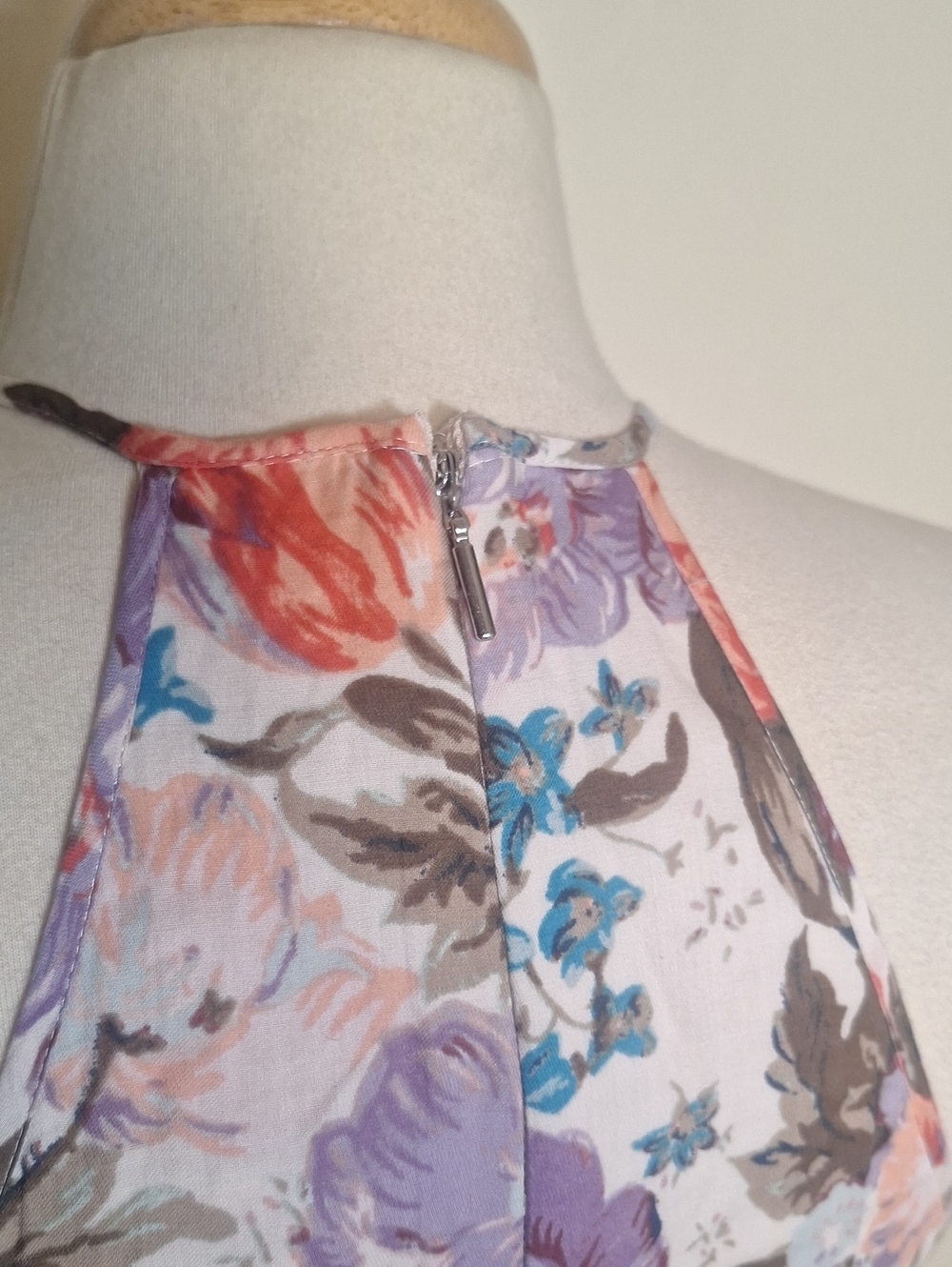 Rebecca Taylor Print Mix Midi Dress in Print Mix Combo Size 4 - Picture 8 of 11